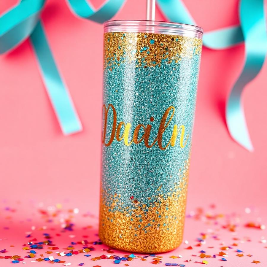 Glitter tumblers & cups